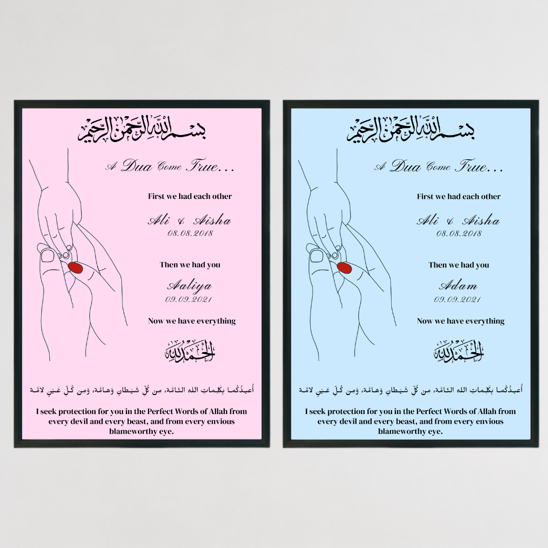 Baby Announcement Print