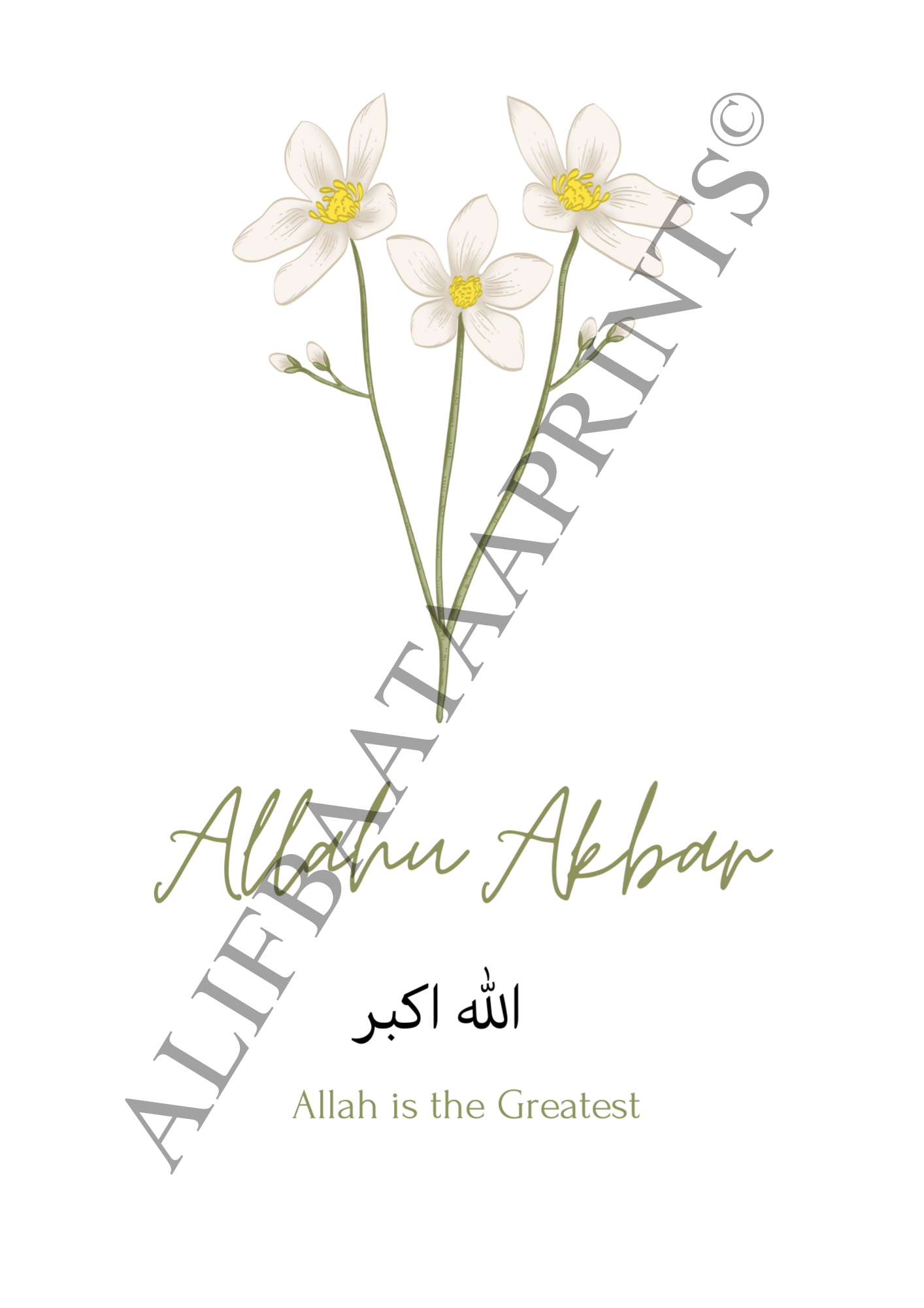 Remembrance of Allah Islamic Wall Art Set – Set of 3