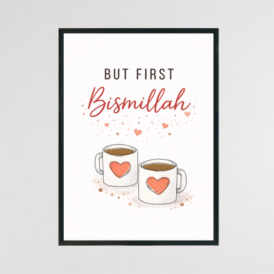Bismillah Tea Print