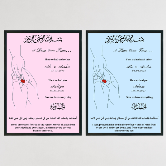 Baby Announcement Print