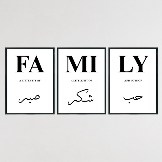 Set of 3 Family